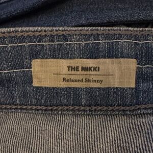 AG Adriano Goldschmied The Nikki Relaxed Skinny Jeans - Dark Blue